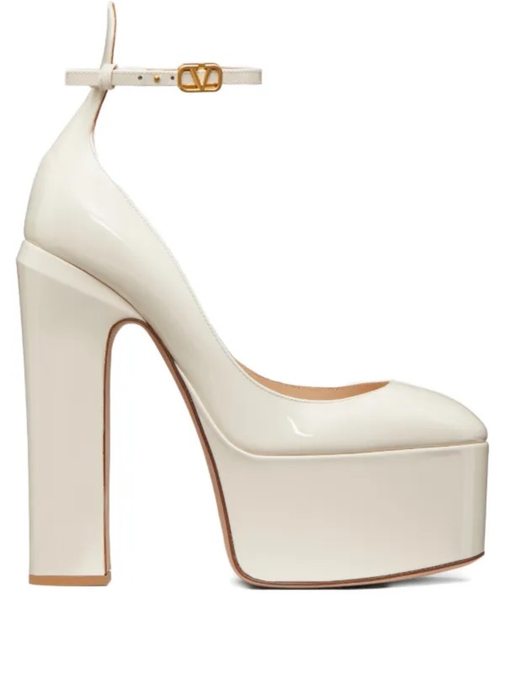 Valentino Tan-Go Platform Mary Jane Shoes